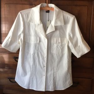 Ellen Tracy Blouse size 8 NEW with Tags